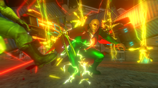 Black Flying Adam Fight Game Screen 2