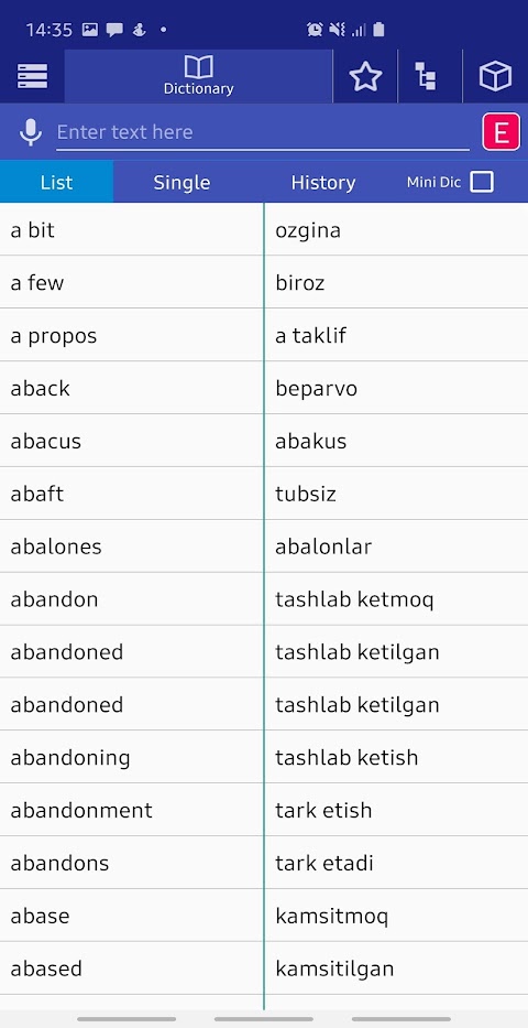English Uzbek Dictionaryのおすすめ画像1