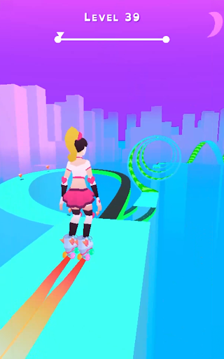 Sky Roller: Rainbow Skating - Action - games
