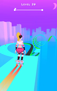 Sky Roller: Rainbow Skating Screenshot