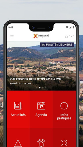 Android application St-André Roquelongue screenshort