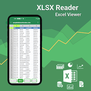 قارئ XLSX -برنامج Excel Viewer