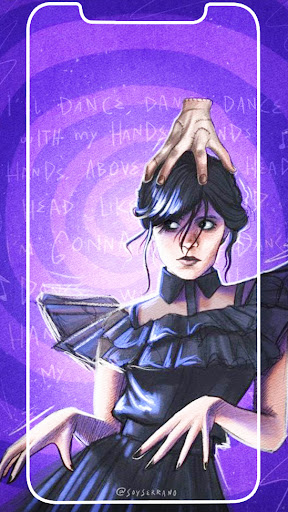 Toca WednesdayAddams Wallpaper