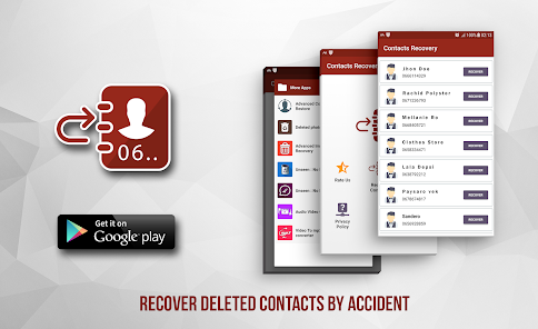 Recover Deleted Contacts Apps on Google Play