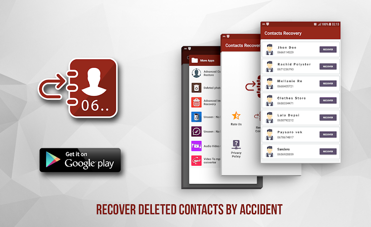 Recover Deleted Contacts - 33.1 - (Android)