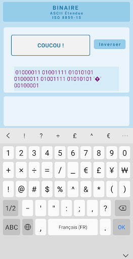 Android application AsciiTrad screenshort