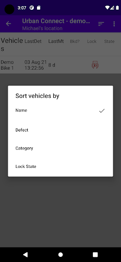 Fleet Maintenance Screen 3