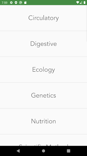 Leaving Cert Biology 2020 Screen 2