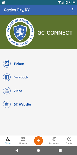 Android application GC Connect screenshort