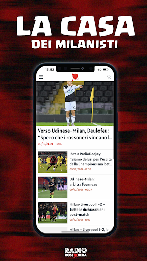 Android application Radio Rossonera screenshort