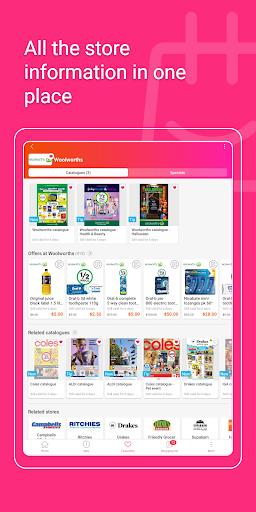 Screenshot of Catalogues & offers Australia