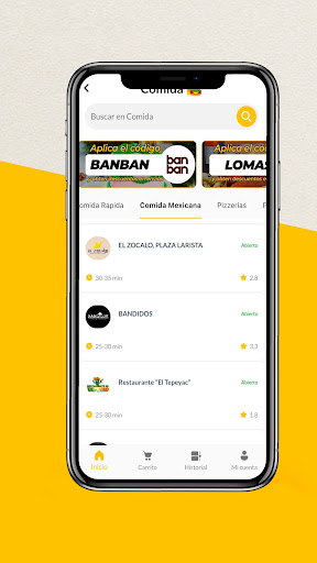 goEAT Screen 2