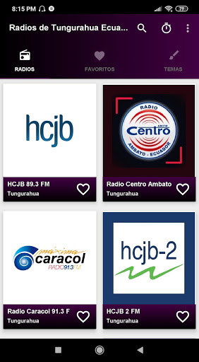 Radios de Tungurahua Ecuador