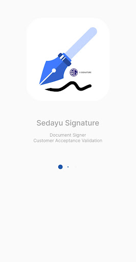 Android application Sedayu Signature screenshort