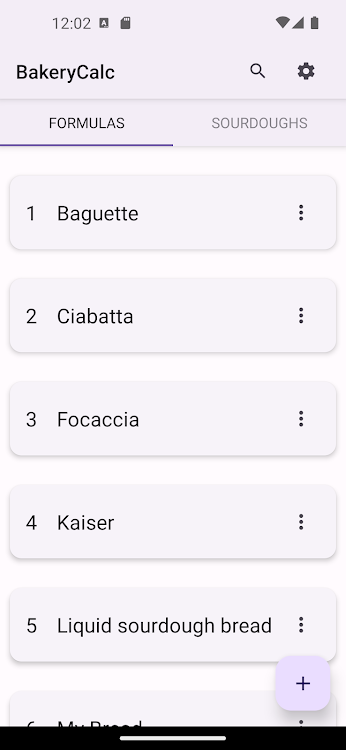 BakeryCalc - 1.2.0 - (Android)