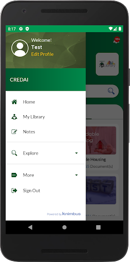 CREDAI eLibrary Screen 3