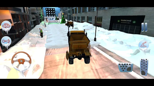 US Snow Excavator: ถนนที่สะอาด