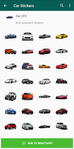 Car Stickers for WhatsApp