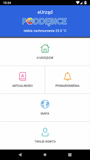 Android application eUrząd Poddębice screenshort