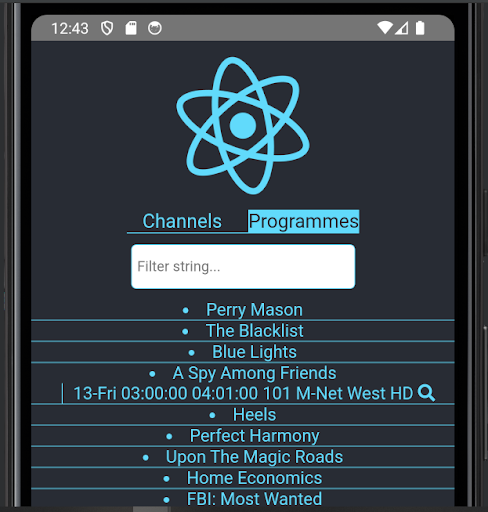 Nigeria Tv Guide Screen 3