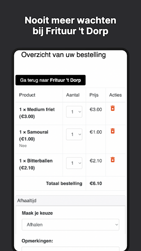 Frituur t Dorp Screen 2