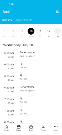 Arsenal Health + Fitness Screen 2