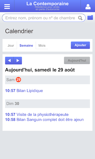 Gestion Portail Santé Screen 2