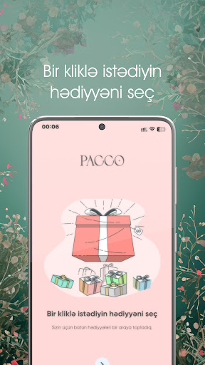 Android application Pacco - Online Gül Sifarişi screenshort