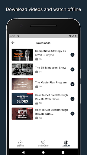 Screenshot of Strategy Training