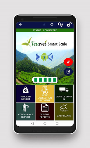 Android application Teawei Smart Scale screenshort