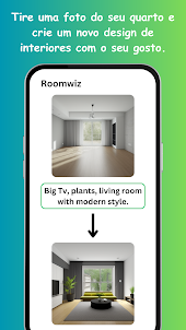 Roomwiz: design interiores IA