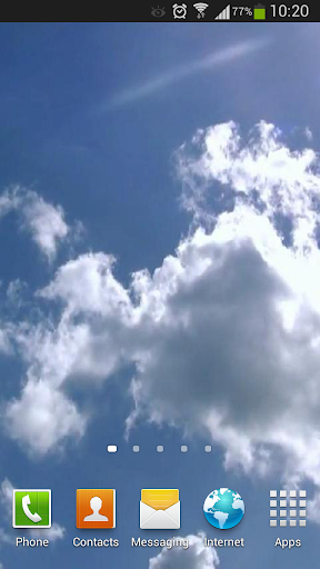 Blue Sky Live Wallpaper HD