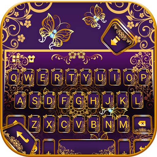 Golden Luxury Butterfly Keyboa logo