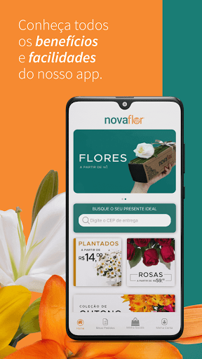 Android application Nova Flor - Floricultura Onlin screenshort