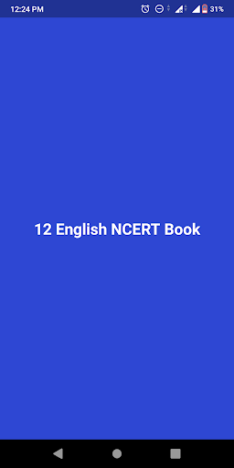 Android application 12 English NCERT Book screenshort