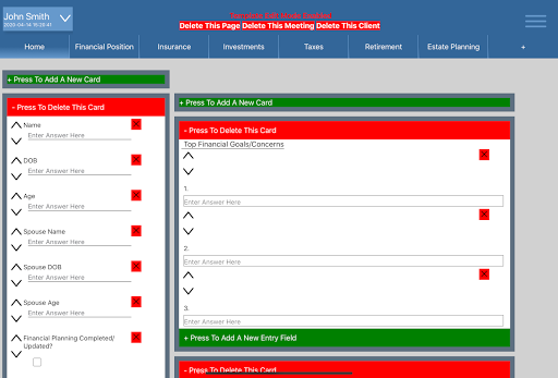 Meridian Advisor Dashboard Screen 3