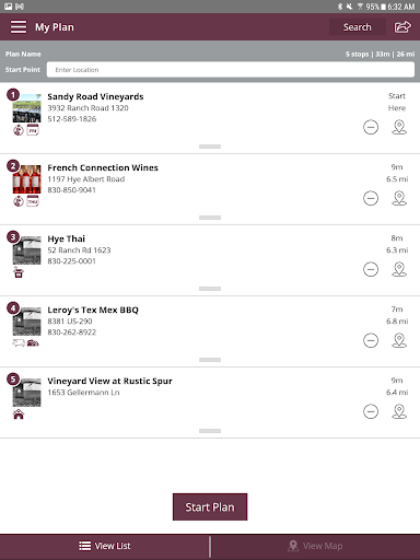 Screenshot of Texas Wine Lover