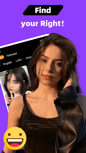 Android application Olachat - Online video chat screenshort