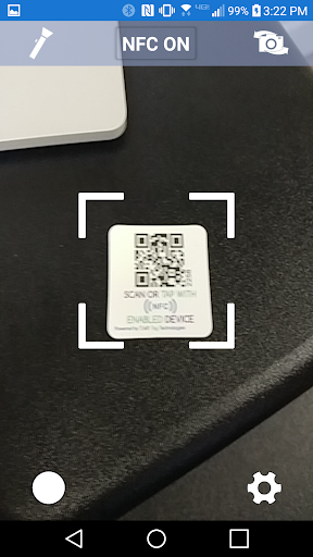 Android application NFC/QR Reader - Tap Tag Tech screenshort