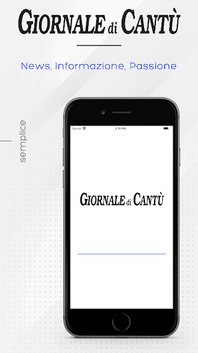 Android application Giornale di Cantù screenshort
