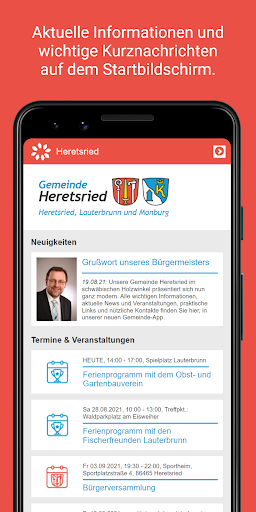 Android application Gemeinde Heretsried App screenshort