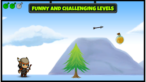 Android application Bow Game screenshort