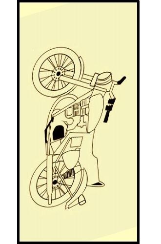 How to draw a motorcycle