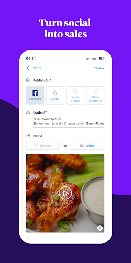 Uberall Mobile App Screen 3