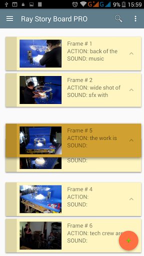 Ray Story Board PRO Screen 3