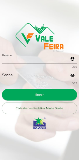 Android application Vale Feira screenshort