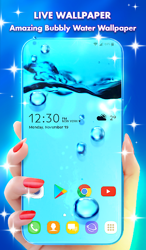 Bubbly Water Live Wallpaper Animated Keyboard By Keyboard Themes For Android Phones Google Play Japan Searchman App Data Information