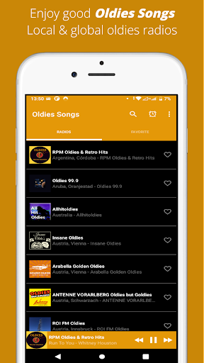 Android application Oldies Music Radio 60s 70s 80s screenshort