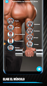 Captura 5 Entrenamiento con mancuernas y android