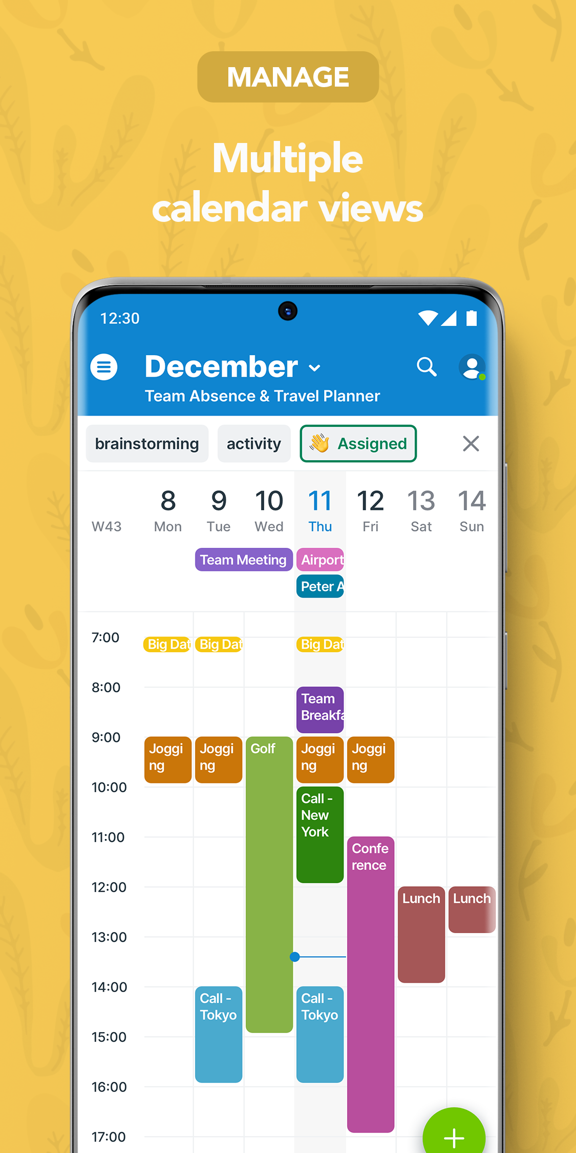 Android application Teamup Calendar screenshort